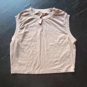 Skims Cropped Tank Top Size L